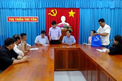 Tri Tôn chi trả tiền hỗ trợ bồi thường giải phóng mặt bằng Đường tỉnh 948