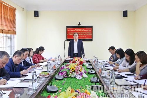 Thường trực Thành ủy Lạng Sơn kiểm tra công tác triển khai, thực hiện nhiệm vụ năm 2025 đối với Chi bộ Phòng Giáo dục và Đào tạo thành phố