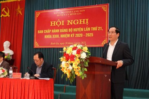Hội nghị lần thứ 21 (mở rộng) Ban chấp hành đảng bộ huyện Bình Gia