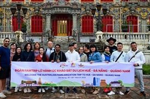 Đoàn famtrip Úc khảo sát các sản phẩm du lịch ở Huế