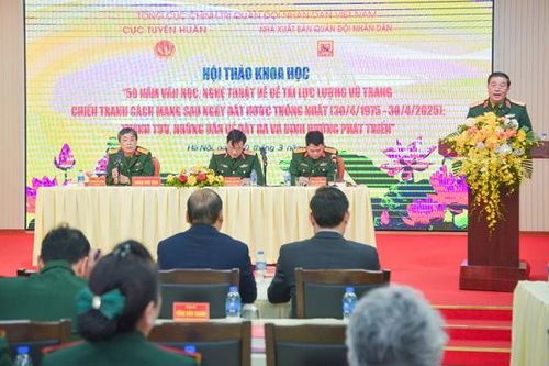 Hội thảo văn học, nghệ thuật về đề tài lực lượng vũ trang, chiến tranh cách mạng: 50 năm nhìn lại