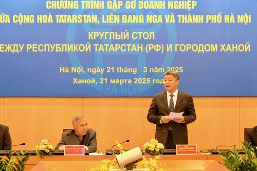 Hà Nội cam kết tạo môi trường đầu tư thuận lợi nhất cho doanh nghiệp Tatarstan
