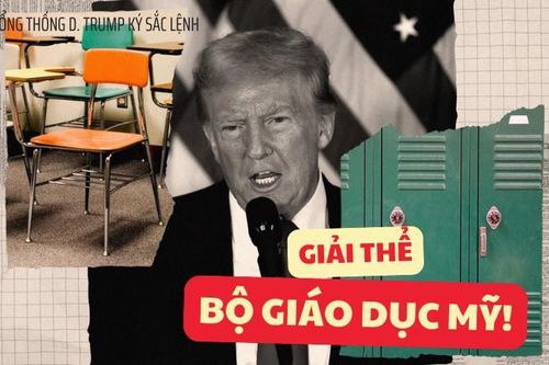 Tổng thống D. Trump ký sắc lệnh giải thể Bộ Giáo dục Mỹ
