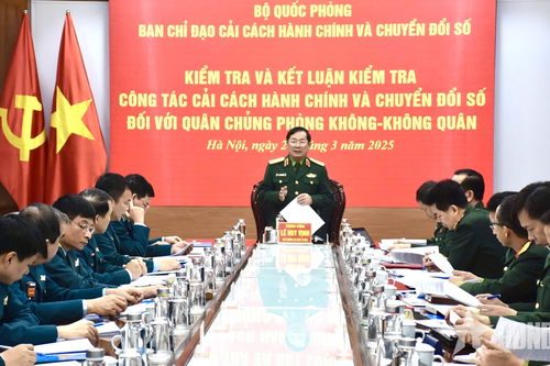 Đẩy mạnh cải cách hành chính và chuyển đổi số trong Quân chủng Phòng không - Không quân