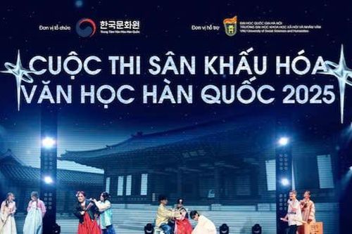 Thi diễn kịch văn học Hàn Quốc 2025 với sự tham gia của sinh viên đến từ 10 trường Đại học
