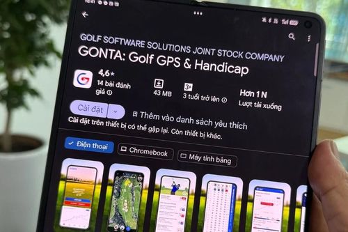 Ứng dụng Gonta đầy đủ các tính năng cho người chơi golf