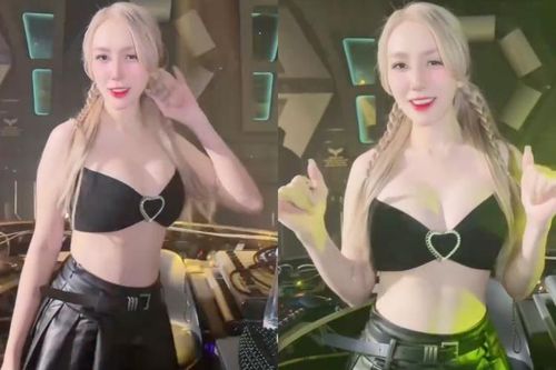 Vợ DJ của Khắc Việt lên đồ đi diễn không ngại hở