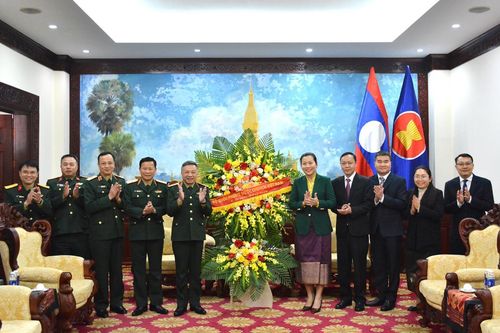 Chúc mừng 70 năm Ngày thành lập Đảng Nhân dân Cách mạng Lào