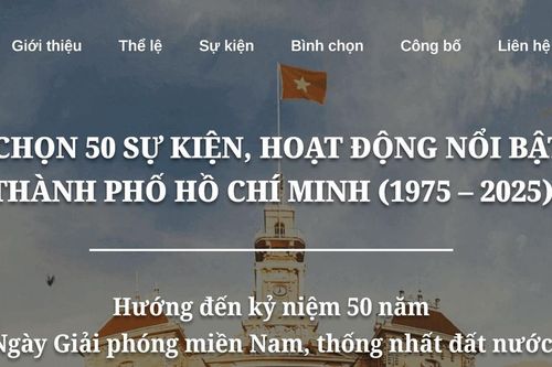 Từ 21/3: Bình chọn 50 sự kiện, hoạt động nổi bật của TP HCM