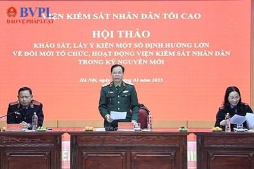 Khảo sát, lấy ý kiến về đổi mới tổ chức, hoạt động VKSND tại Viện kiểm sát quân sự Trung ương