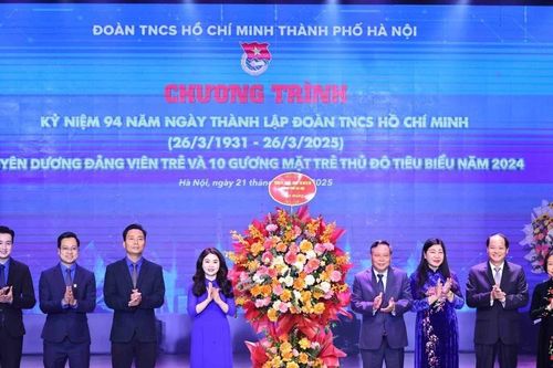 Tuyên dương 10 gương mặt trẻ, 91 đảng viên trẻ Thủ đô tiêu biểu