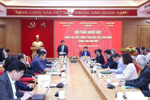 Nâng cao chất lượng xuất bản phẩm trong tình hình mới