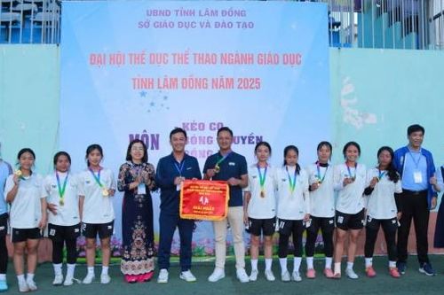 Trao 648 bộ huy chương tại Đại hội Thể dục Thể thao ngành giáo dục Lâm Đồng năm 2025