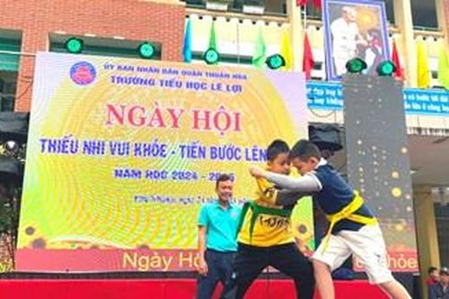 Ngày hội 'Thiếu nhi vui khỏe – Tiến bước lên Đoàn'