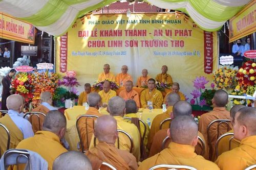 Bình Thuận: Lễ khánh thành, an vị Phật tại chùa Linh Sơn Trường Thọ