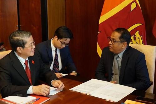 Phó Chủ tịch Quốc hội Nguyễn Đức Hải hội kiến Chủ tịch Quốc hội Sri Lanka