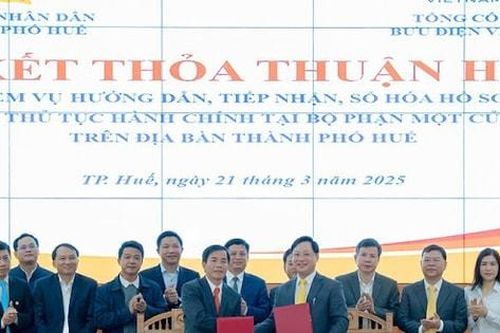 Bưu điện Việt Nam tiếp nhận và trả kết quả thủ tục hành chính tại thành phố Huế