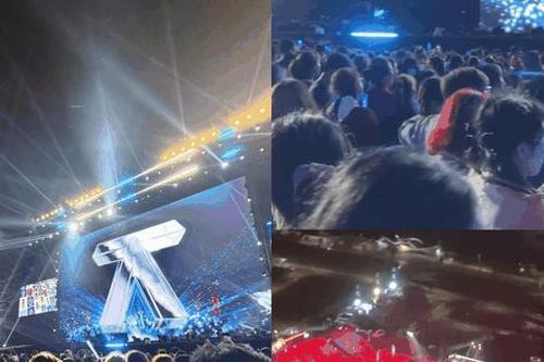 Concert ATSH D-5 tưởng hạ nhiệt mà tạo khung cảnh hoành tráng, Fanzone bị than quá tải