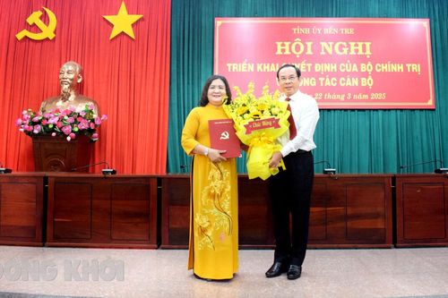 Bà Hồ Thị Hoàng Yến làm Bí thư Bến Tre