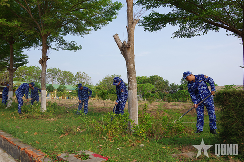 Thứ Bảy tình nguyện - Chủ nhật xanh ở Hải đoàn 42