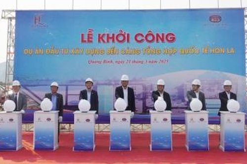 Quảng Bình khởi công bến cảng tổng hợp quốc tế gần 2.300 tỷ đồng