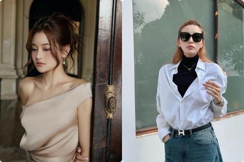 Hot face sao Việt: Thùy Anh diện váy lụa hở vai gợi cảm
