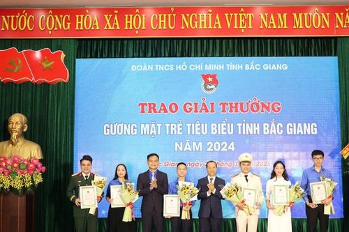 Bắc Giang tuyên dương gương mặt trẻ tiêu biểu, tiên tiến