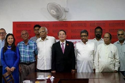 Phó Chủ tịch Quốc hội Nguyễn Đức Hải tiếp lãnh đạo Đảng Cộng sản Sri Lanka