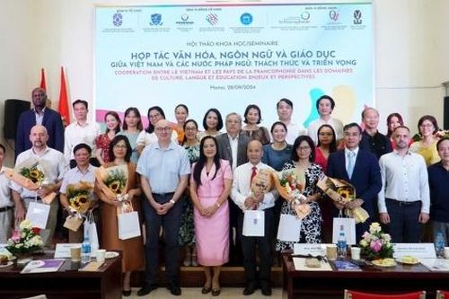 Tạo không gian trao đổi về chiến lược phát triển, thúc đẩy tiếng Pháp trong giáo dục và giao tiếp quốc tế