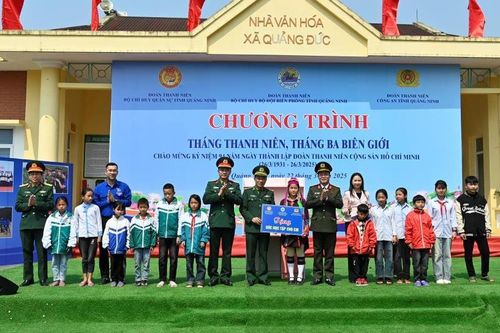 Tuổi trẻ BĐBP tổ chức nhiều hoạt động hưởng ứng 'Tháng Thanh niên'