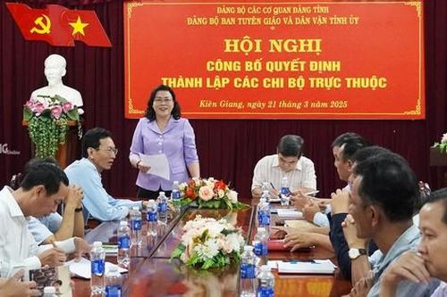 Bản tin 8H: Ban Tuyên giáo và Dân vận Tỉnh ủy Kiên Giang có nữ Bí thư Đảng ủy