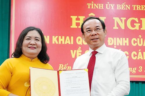 Bà Hồ Thị Hoàng Yến làm Bí thư Tỉnh ủy Bến Tre