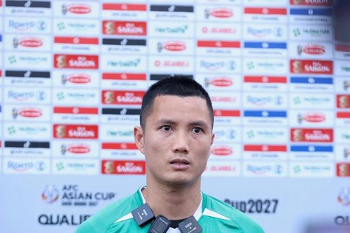Thủ môn Đình Triệu: 'Đội tuyển Việt Nam quyết tâm cải thiện và hướng đến chiến thắng trước Lào'