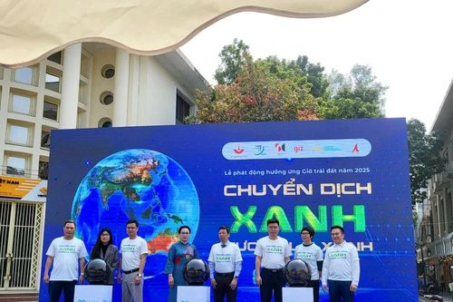 Giờ Trái đất 2025: Bảo vệ môi trường và thúc đẩy sự chuyển dịch xanh