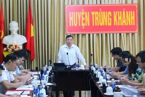 Cao Bằng: Cách chức vụ trong Đảng đối với Phó Chủ tịch UBND huyện Trùng Khánh