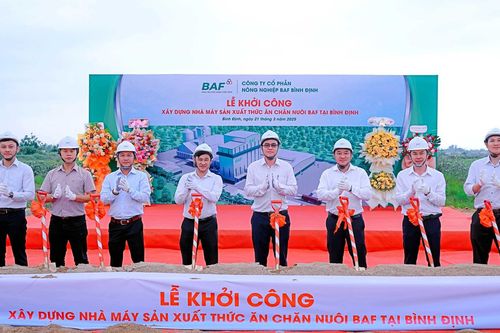Củng cố hệ sinh thái, BAF Việt Nam (BAF) khởi công nhà máy cám chay 300.000 tấn/năm