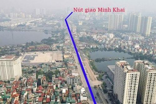 Hiện trạng đường Tam Trinh chờ mặt bằng để mở rộng