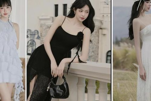4 kiểu váy 'bánh bèo' được Hoa hậu Thanh Thủy lăng xê