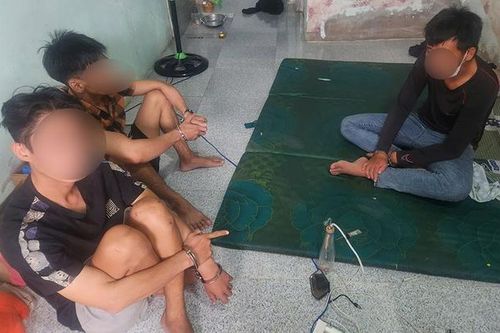Bắt quả tang nhiều đối tượng tổ chức, tàng trữ trái phép chất ma túy