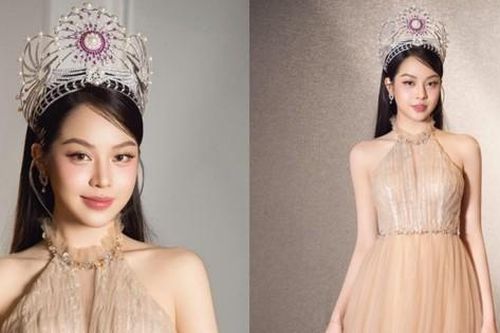 Hoa hậu Thanh Thủy khoe nhan sắc dịu ngọt cùng vương miện Hoa hậu Việt Nam