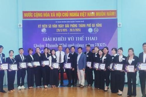 500 vận động viên tham dự Giải khiêu vũ thể thao quận Thanh Khê mở rộng năm 2025