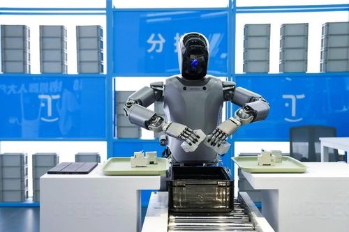 Robot hình người lần đầu làm việc theo nhóm tại nhà máy ô tô Trung Quốc