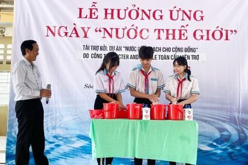 Hưởng ứng 'Ngày Nước thế giới' năm 2025 tại Sóc Trăng