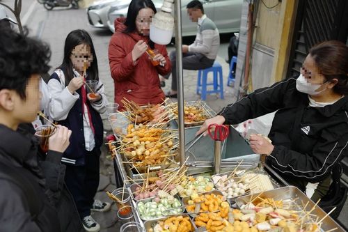 'Xiên bẩn' nở rộ ở Hà Nội, khách vây kín từ hàng rong tới quán buffet