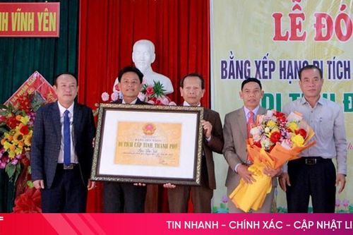 Đền Đa Cốc được xếp hạng di tích lịch sử văn hóa cấp tỉnh