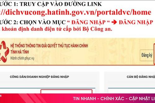 Sở GD&ĐT Hà Tĩnh hướng dẫn nộp hồ sơ qua dịch vụ công trực tuyến