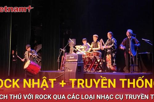 Khán giả Thủ đô thích thú với rock Nhật Bản qua các loại nhạc cụ truyền thống