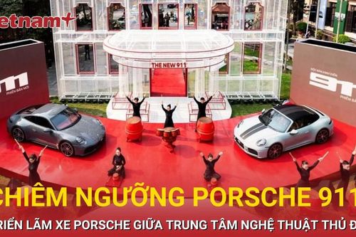 Triển lãm xe Porsche tại Hà Nội thu hút các 'tín đồ' đam mê tốc độ và nghệ thuật