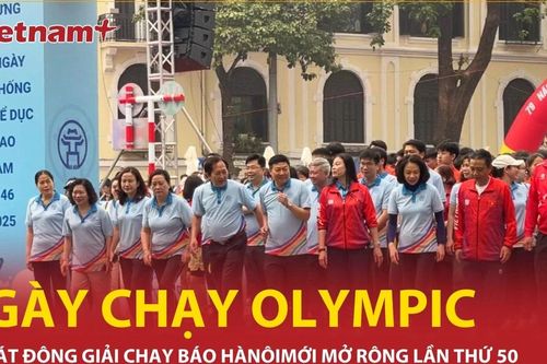 Hơn 4.000 người tham gia Lễ phát động Giải chạy Báo Hànôịmới mở rộng lần thứ 50