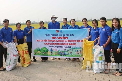 Ngày chủ nhật xanh ở nông thôn mới nâng cao Vĩnh Châu
